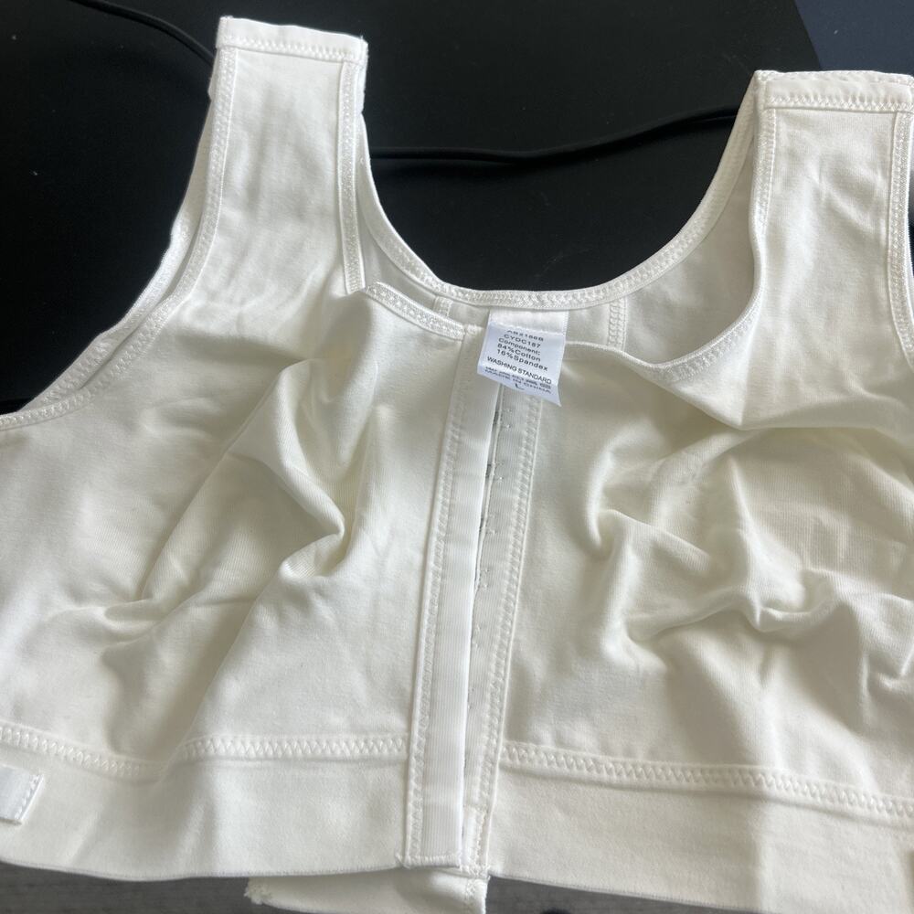 BRABIC Post Surgery Compression Bras Women's Front Closure Mastectomy Bra Large - Picture 3 of 10